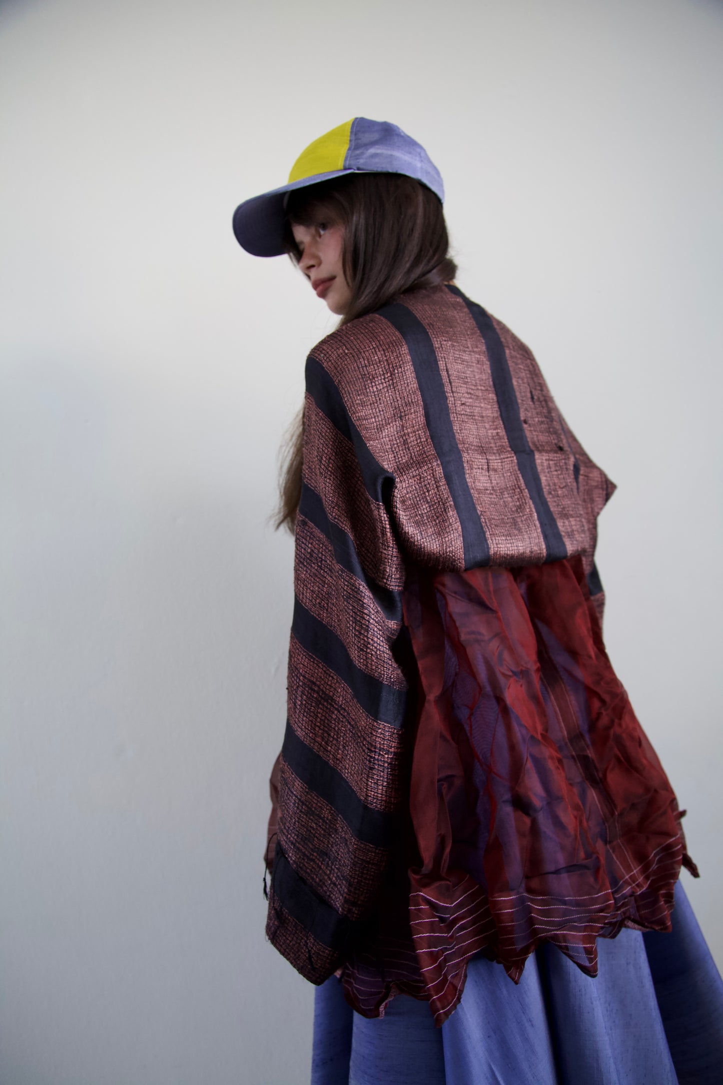 Handwoven Raw Thai Silk Unisex Baseball Cap (15 colorways)