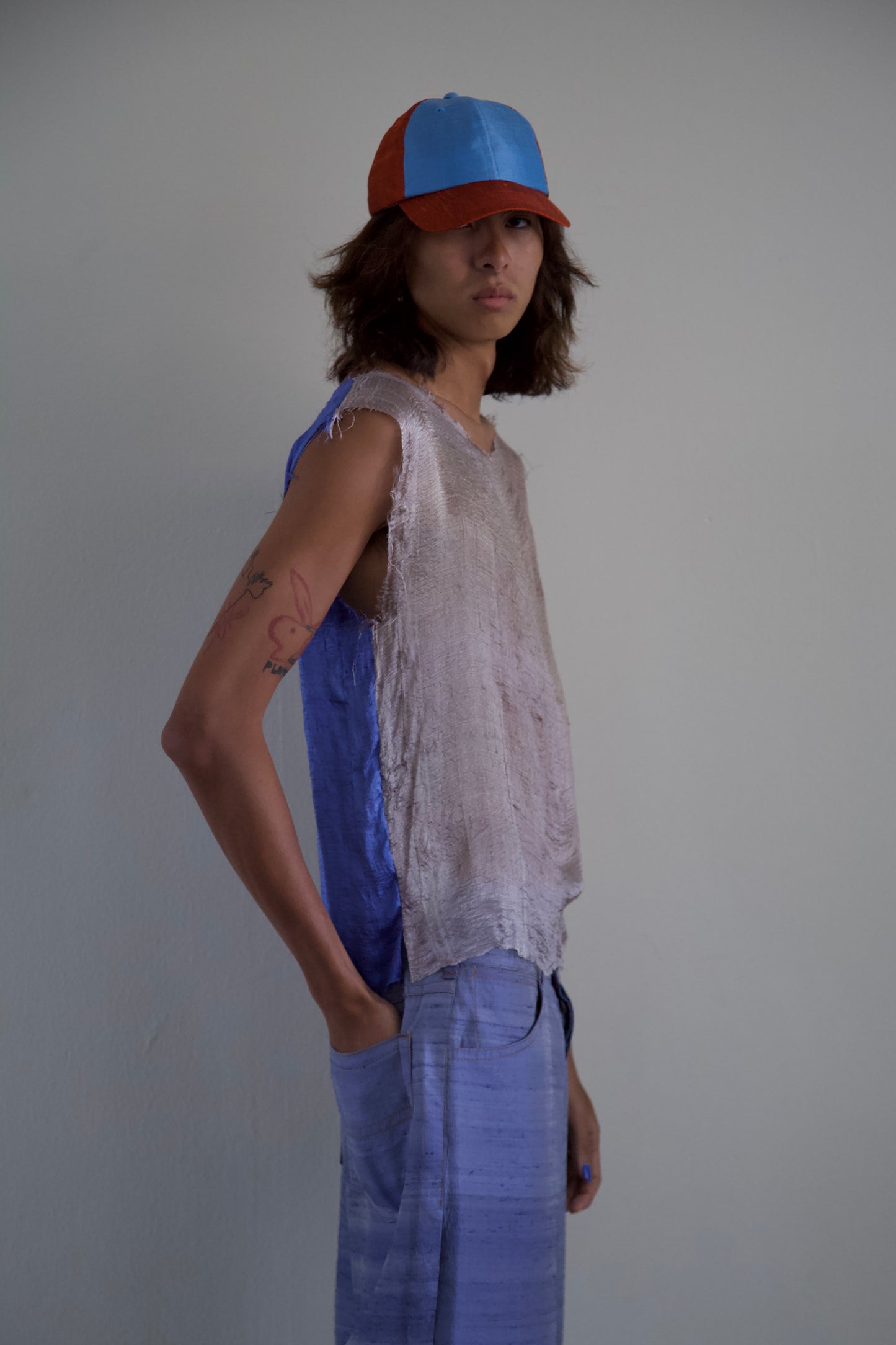 Handwoven Raw Thai Silk Unisex Baseball Cap (15 colorways)