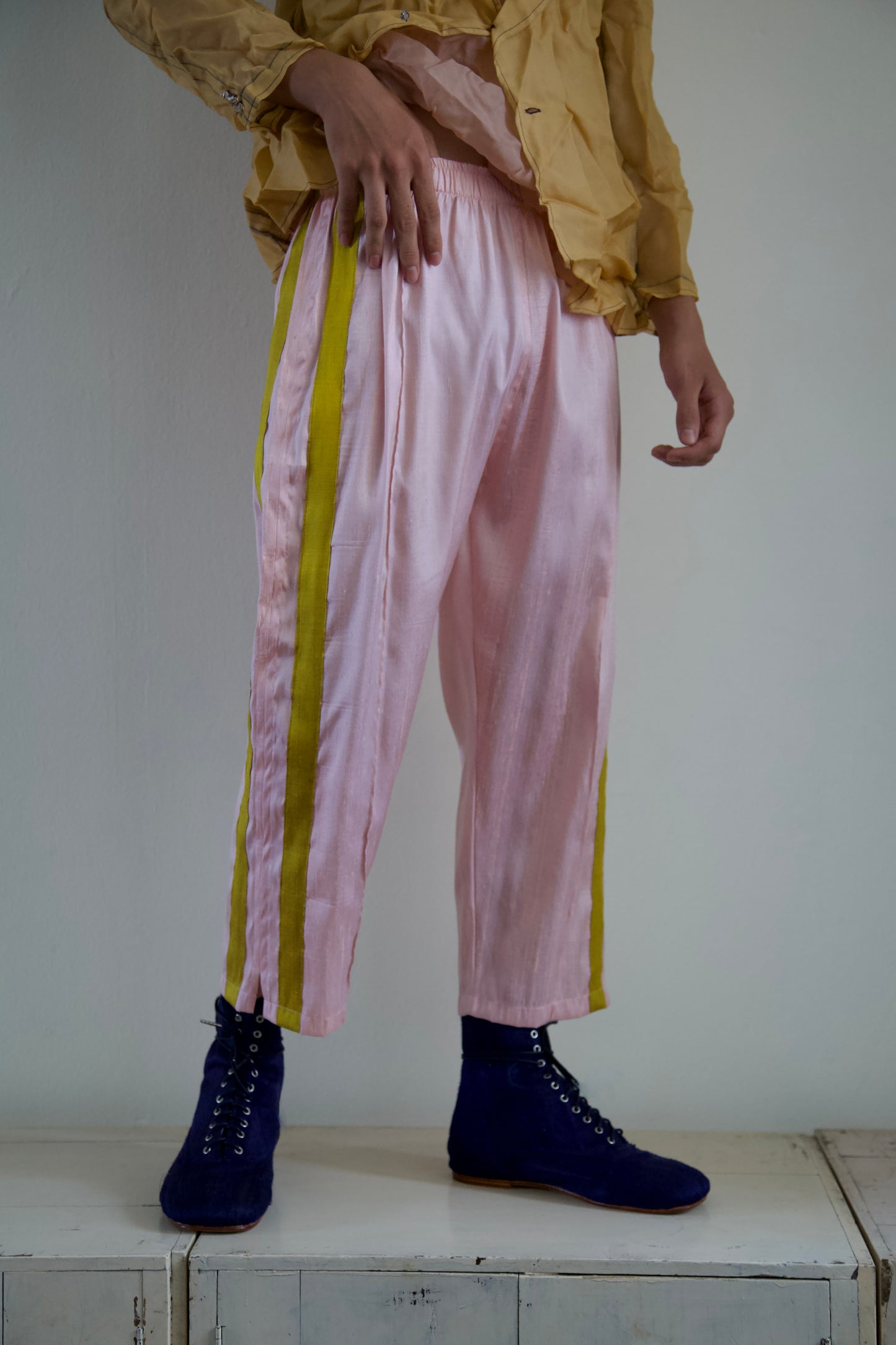 Handwoven Raw Thai Silk Unisex Uniform Pants (4 colorways + new size)