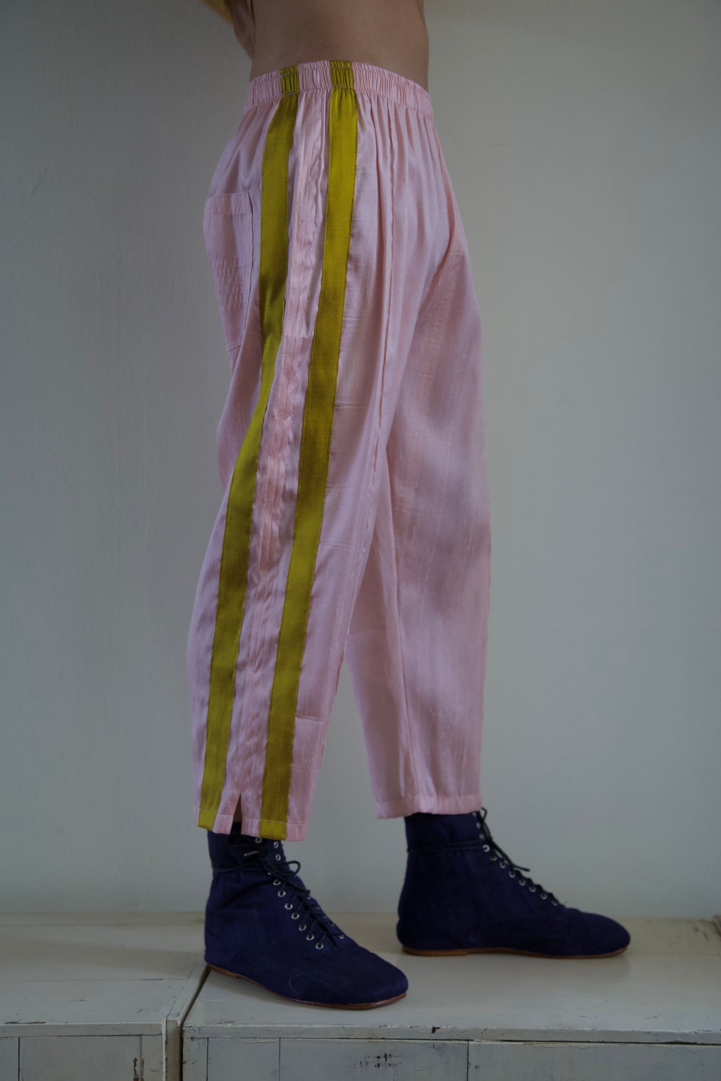 Handwoven Raw Thai Silk Unisex Uniform Pants (4 colorways + new size)