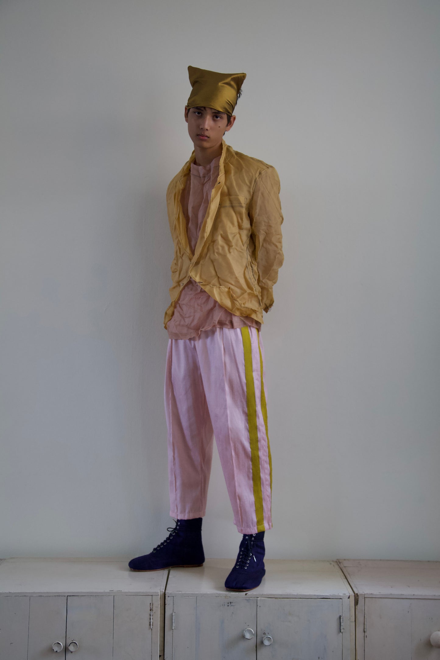 Handwoven Raw Thai Silk Unisex Uniform Pants (new colorways)