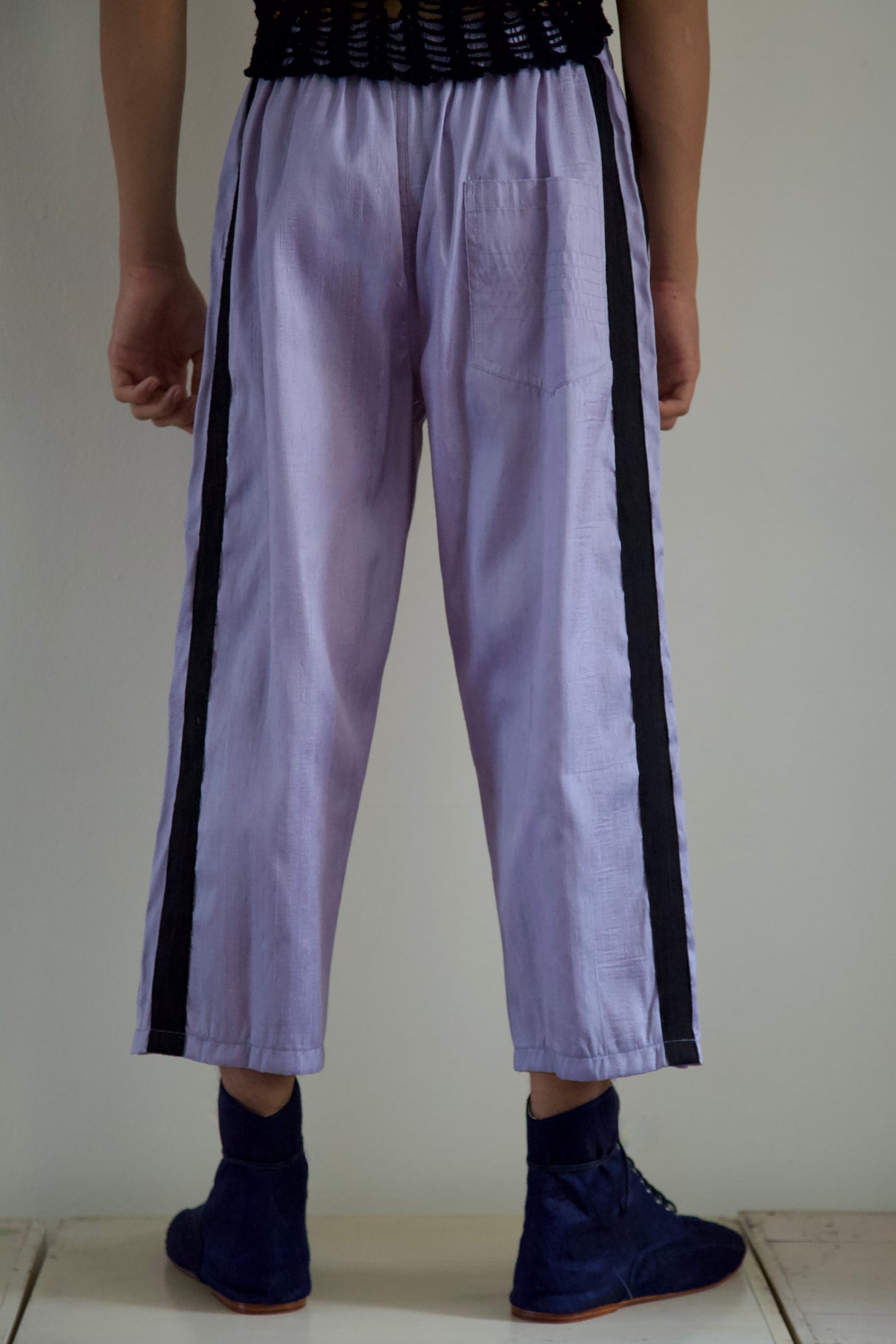 Handwoven Raw Thai Silk Unisex Uniform Pants (4 colorways + new size)