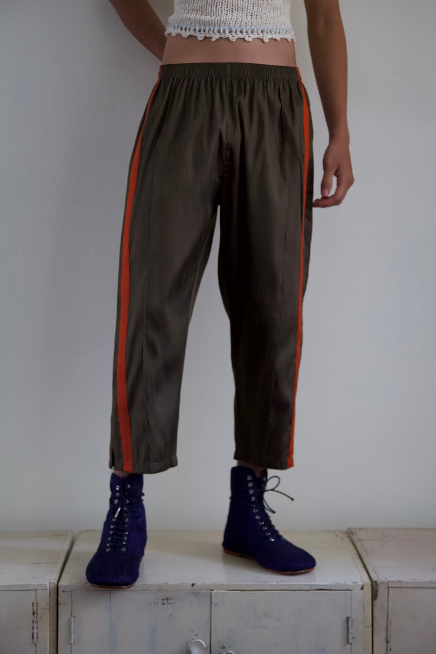 Handwoven Raw Thai Silk Unisex Uniform Pants (4 colorways + new size)
