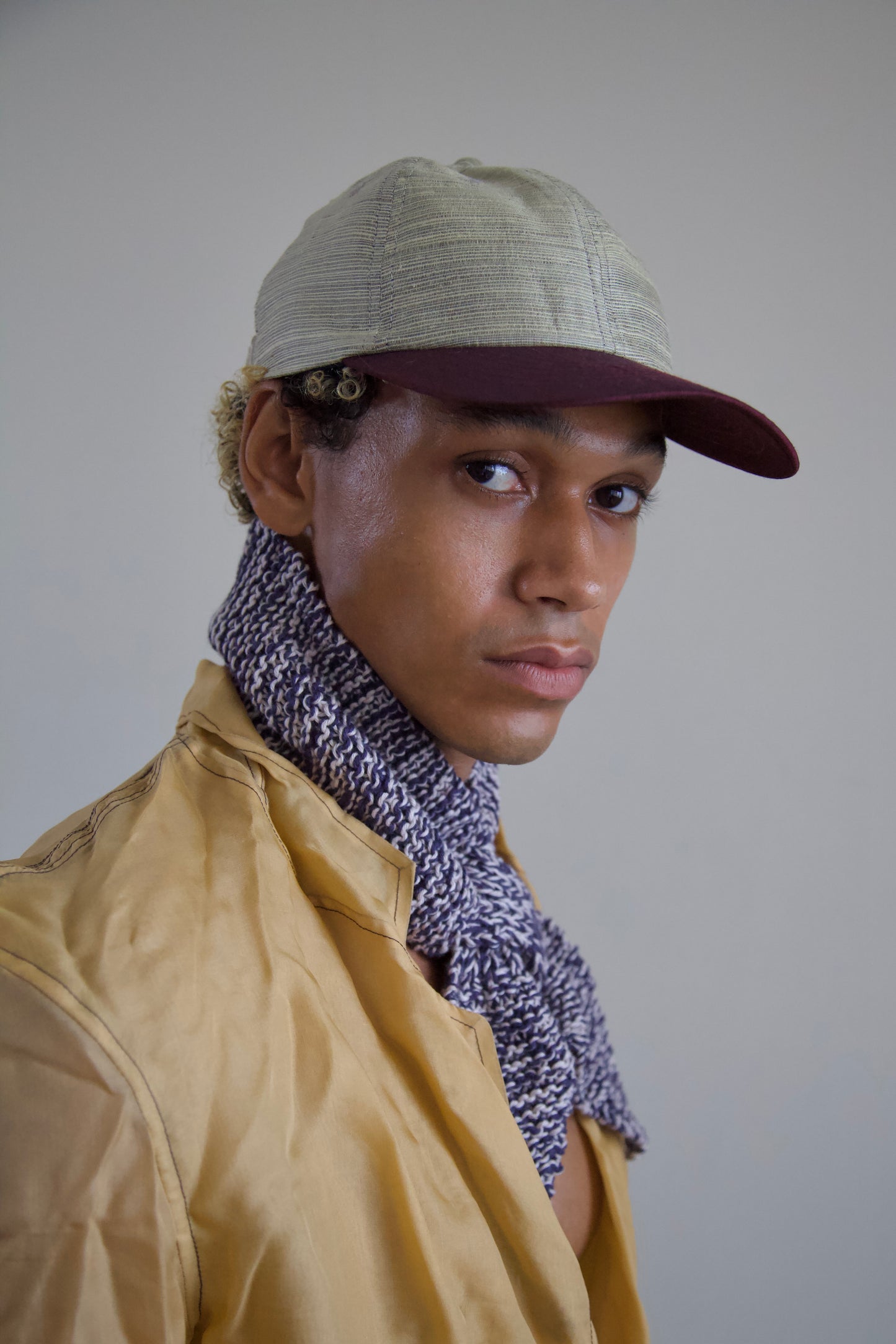 Hand-knit Thai Cotton Unisex Ascot / Headband Accessory (3 colorways)
