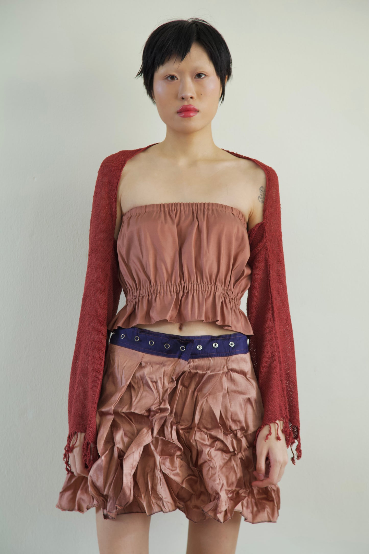 Thai Silk Peplum Easy Top (10 colorways)