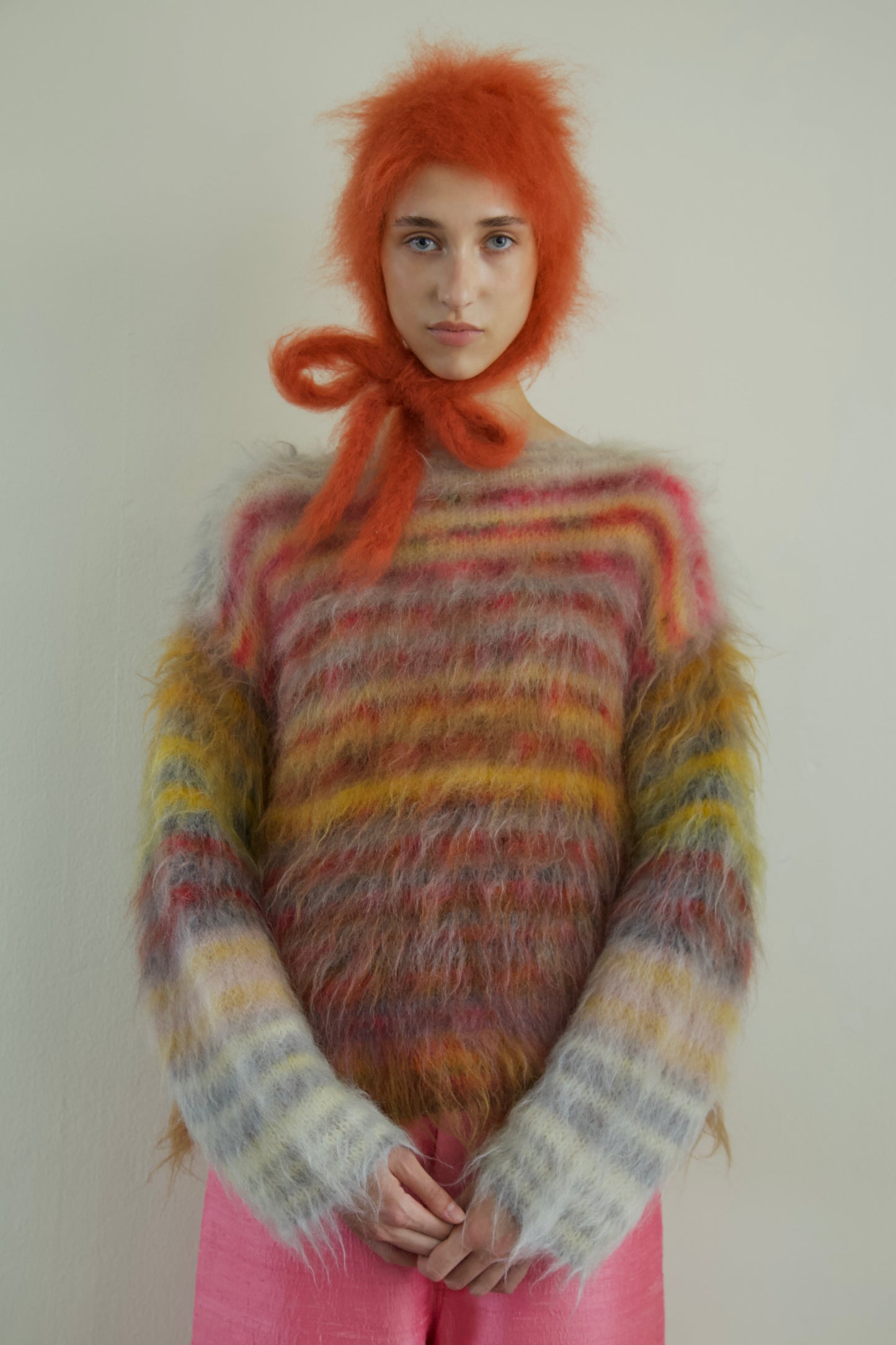 Original Blur Brushed Palette Mohair Unisex Jumper (gardens)