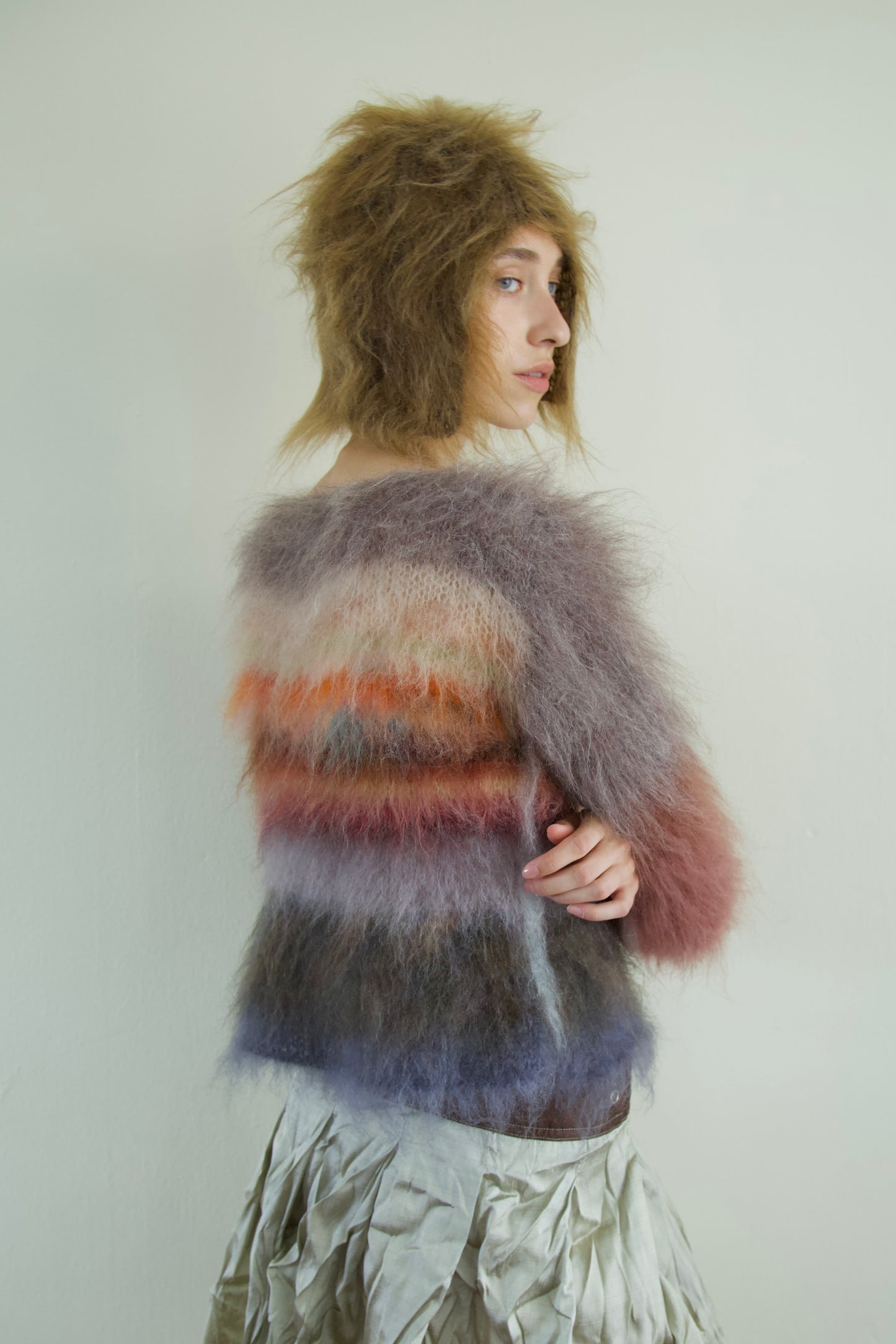 Original Blur Brushed Mohair Unisex Jumper (memory)