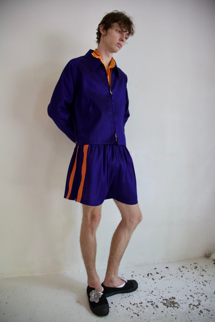 Handwoven Raw Thai Silk Unisex Uniform Jacket (new color-ways!)