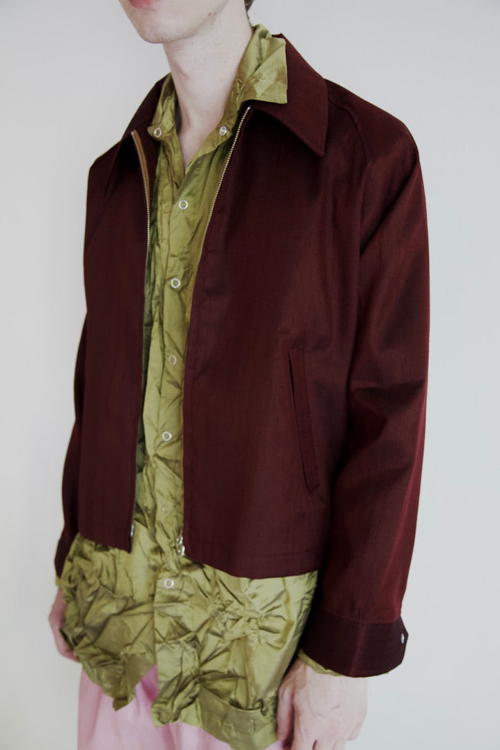 Handwoven Raw Thai Silk Unisex Uniform Jacket (new color-ways!)