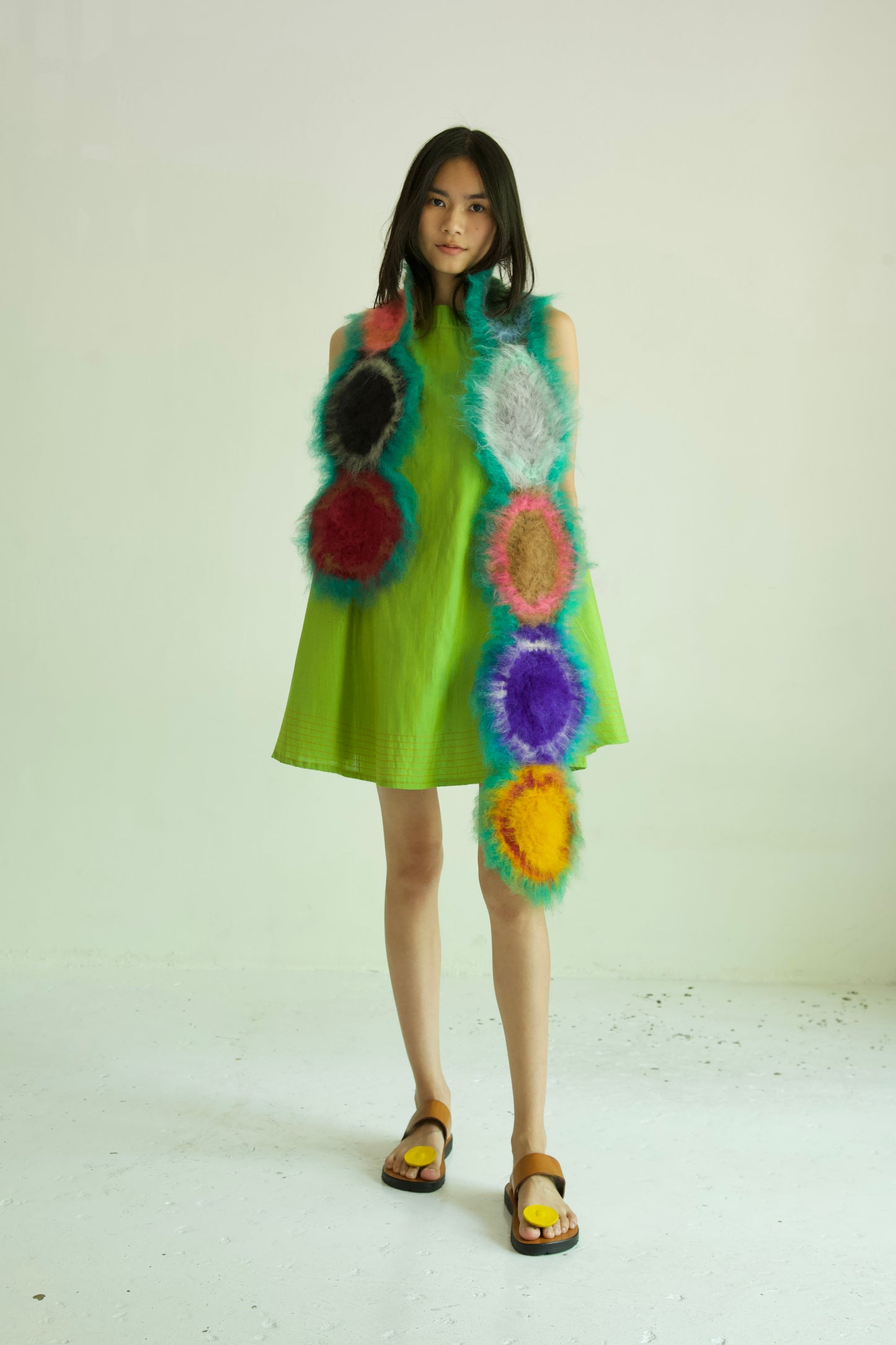 Raw Thai Silk/ Crumpled Mai Kaew Tent Dress (new colorways)