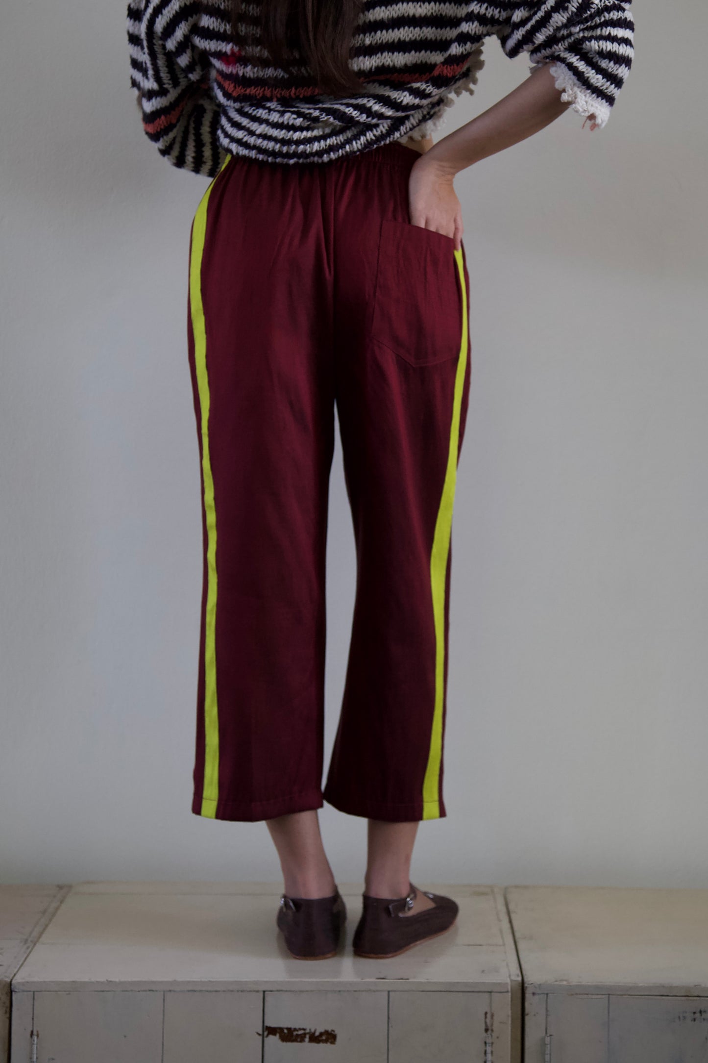 Handwoven Raw Thai Silk Unisex Uniform Pants (4 colorways)