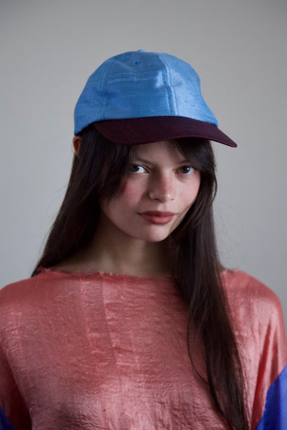 Handwoven Raw Thai Silk Unisex Baseball Cap (new colors!)