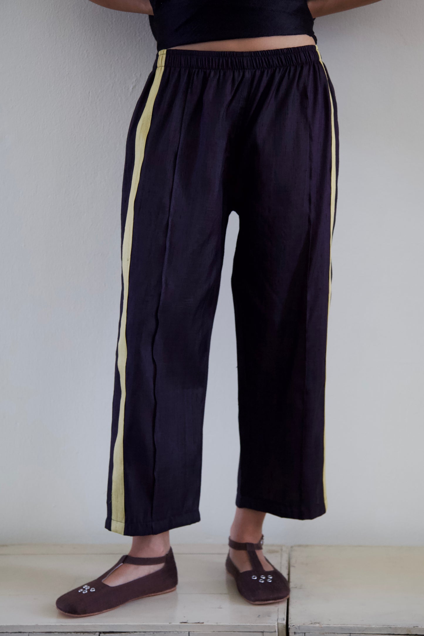 Handwoven Raw Thai Silk Unisex Uniform Pants (4 colorways)