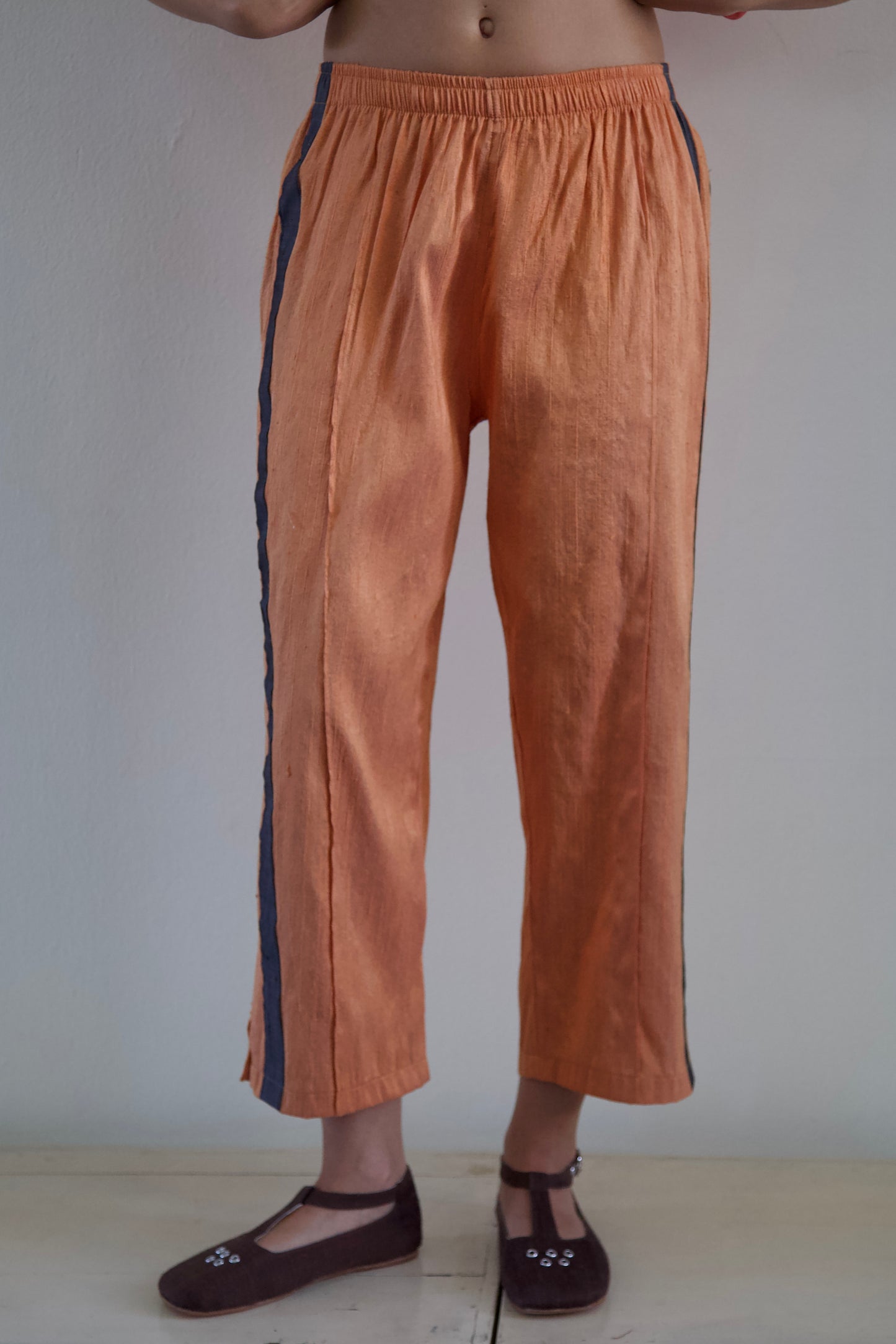 Handwoven Raw Thai Silk Unisex Uniform Pants (4 colorways)