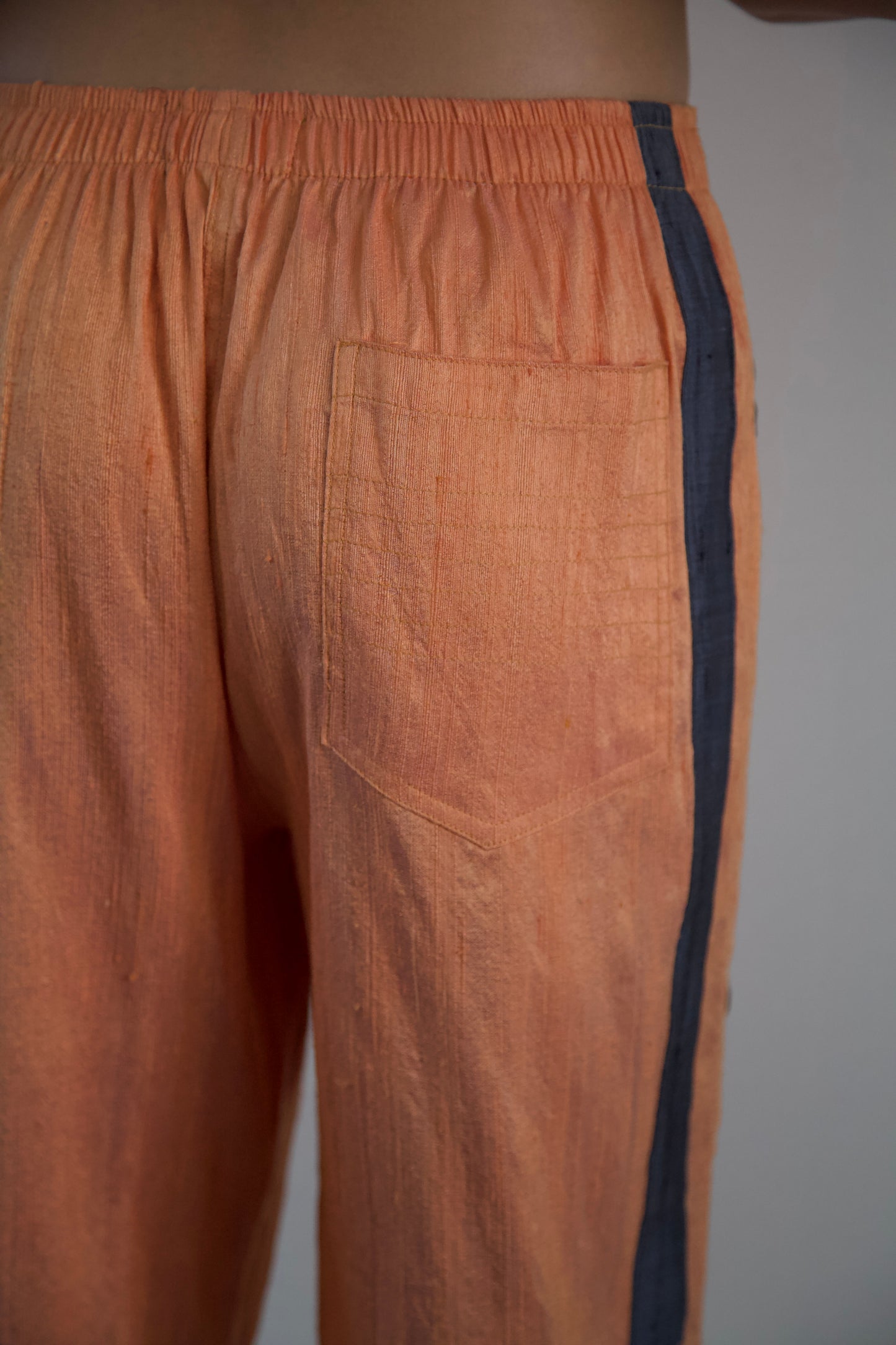 Handwoven Raw Thai Silk Unisex Uniform Pants (4 colorways)