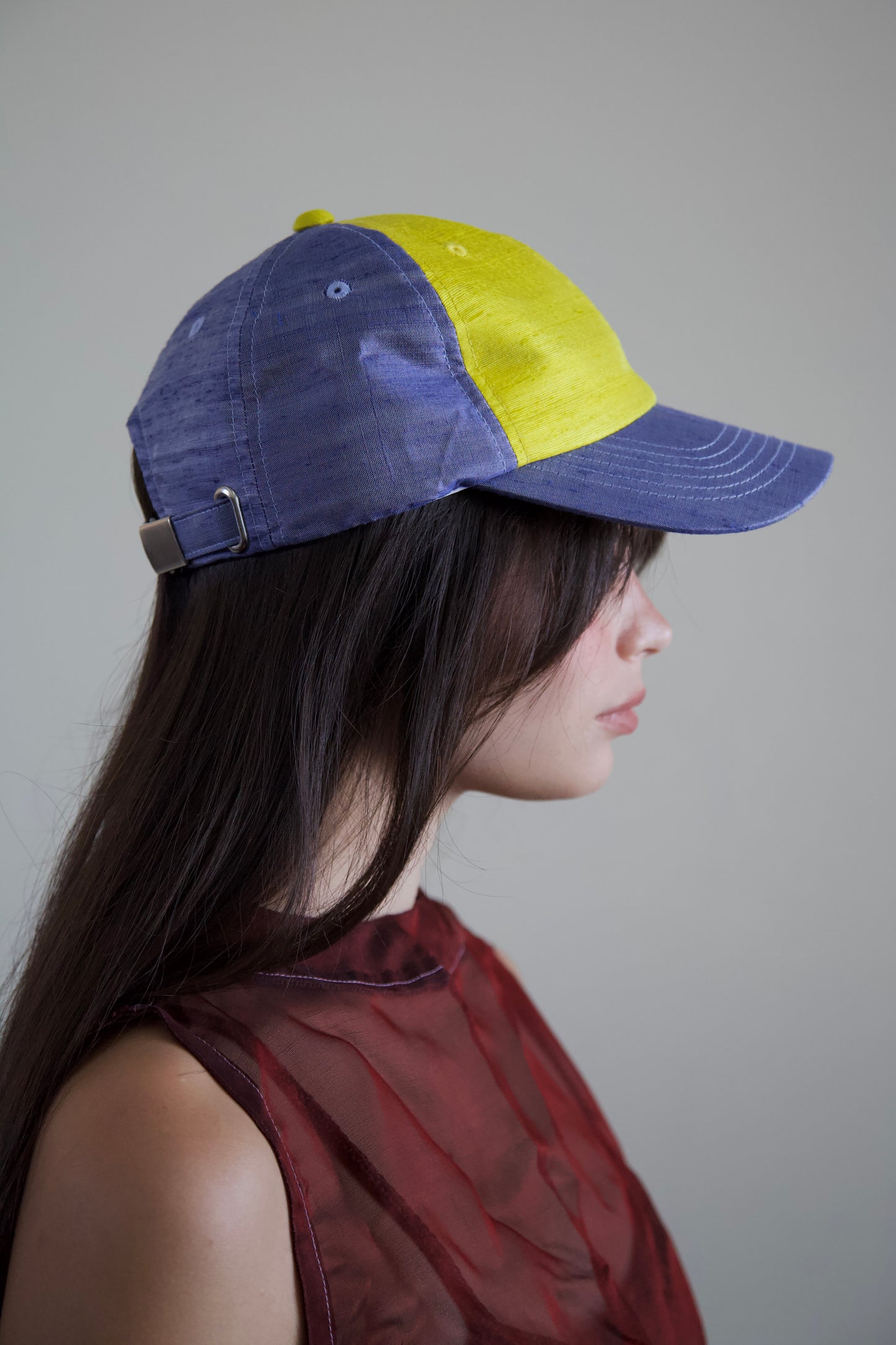 Handwoven Raw Thai Silk Unisex Baseball Cap (15 colorways)