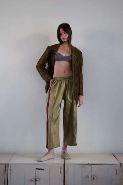 Handwoven Raw Thai Silk Unisex Uniform Pants (4 colorways + new size)
