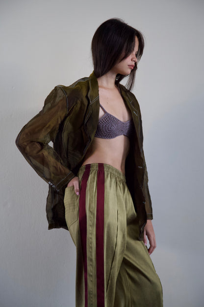 Handwoven Raw Thai Silk Unisex Uniform Pants (4 colorways + new size)