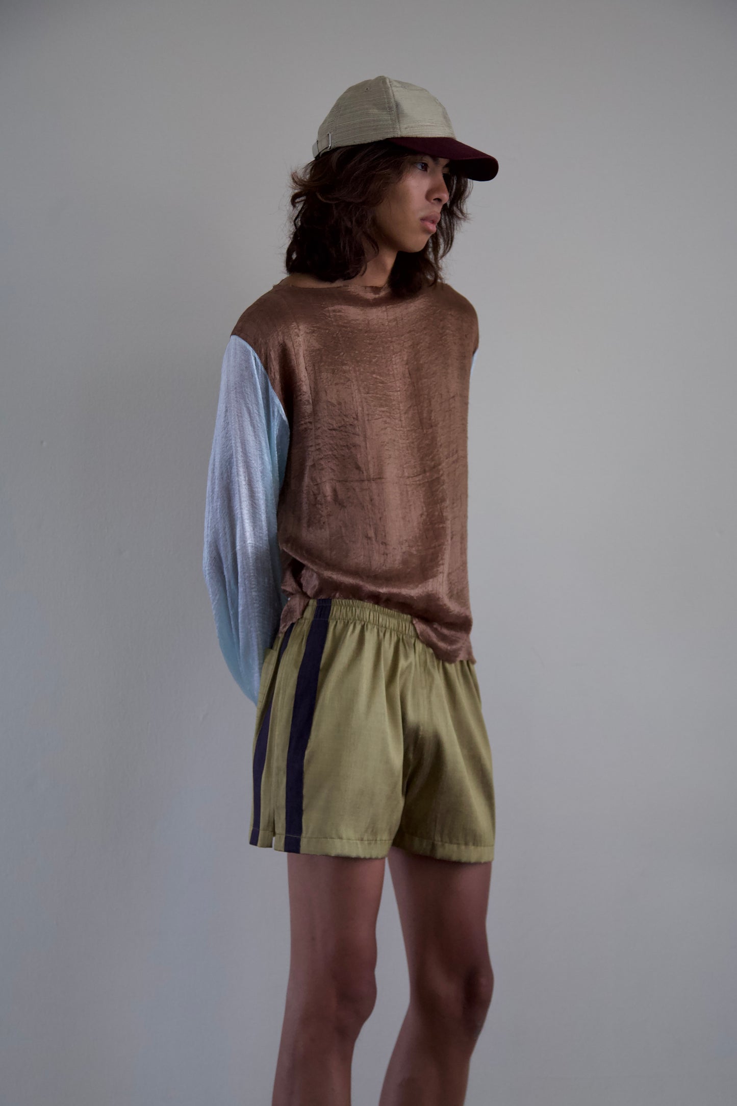 Handwoven Raw Thai Silk Unisex Runner Shorts (8 colorways)