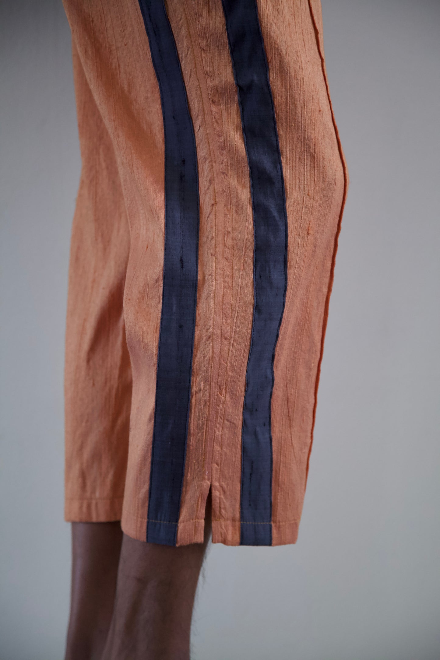 Handwoven Raw Thai Silk Unisex Uniform Pants (4 colorways)