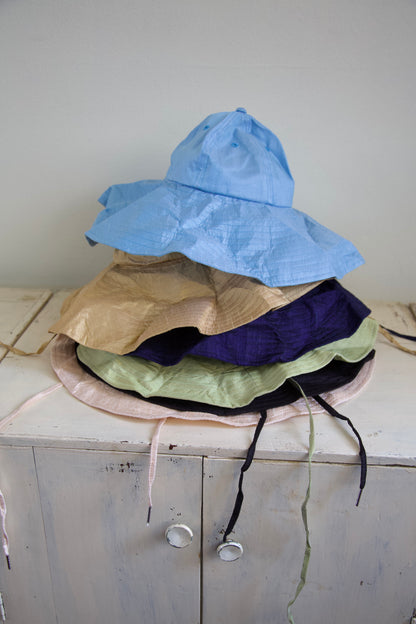 Handwoven Raw Thai Silk Unisex Sun Hat (3 colorways)