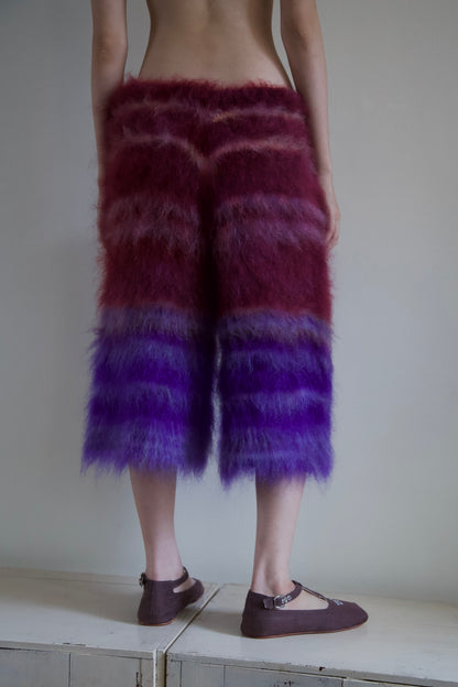 Original Blur Brushed Mohair Long Shorts (one-of-a-kind)