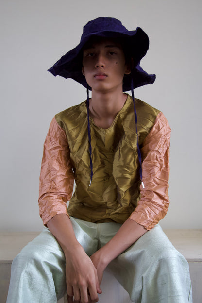 Handwoven Raw Thai Silk Unisex Sun Hat (3 colorways)