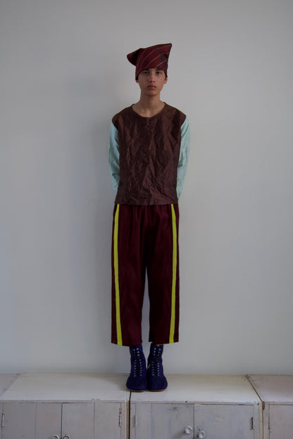Handwoven Raw Thai Silk Unisex Uniform Pants (4 colorways + new size)