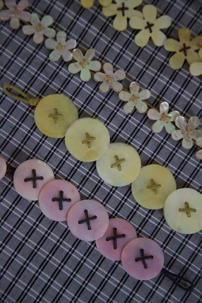 Carved Sea Shell Chokers and Bracelets / Dead-Stock Vintage (9 options)