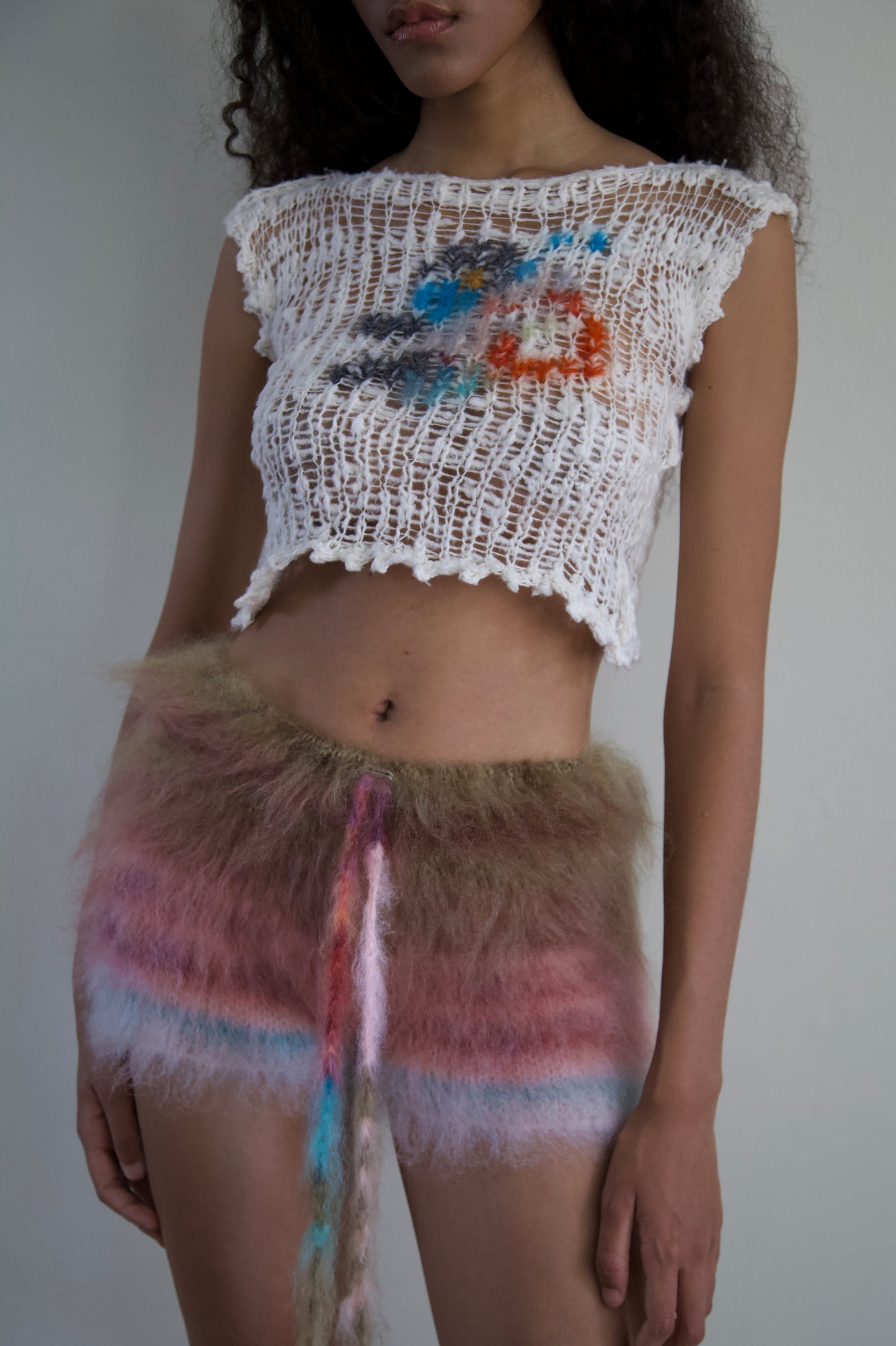 Original Blur Brushed Mohair Short Shorts (one-of-a-kind)
