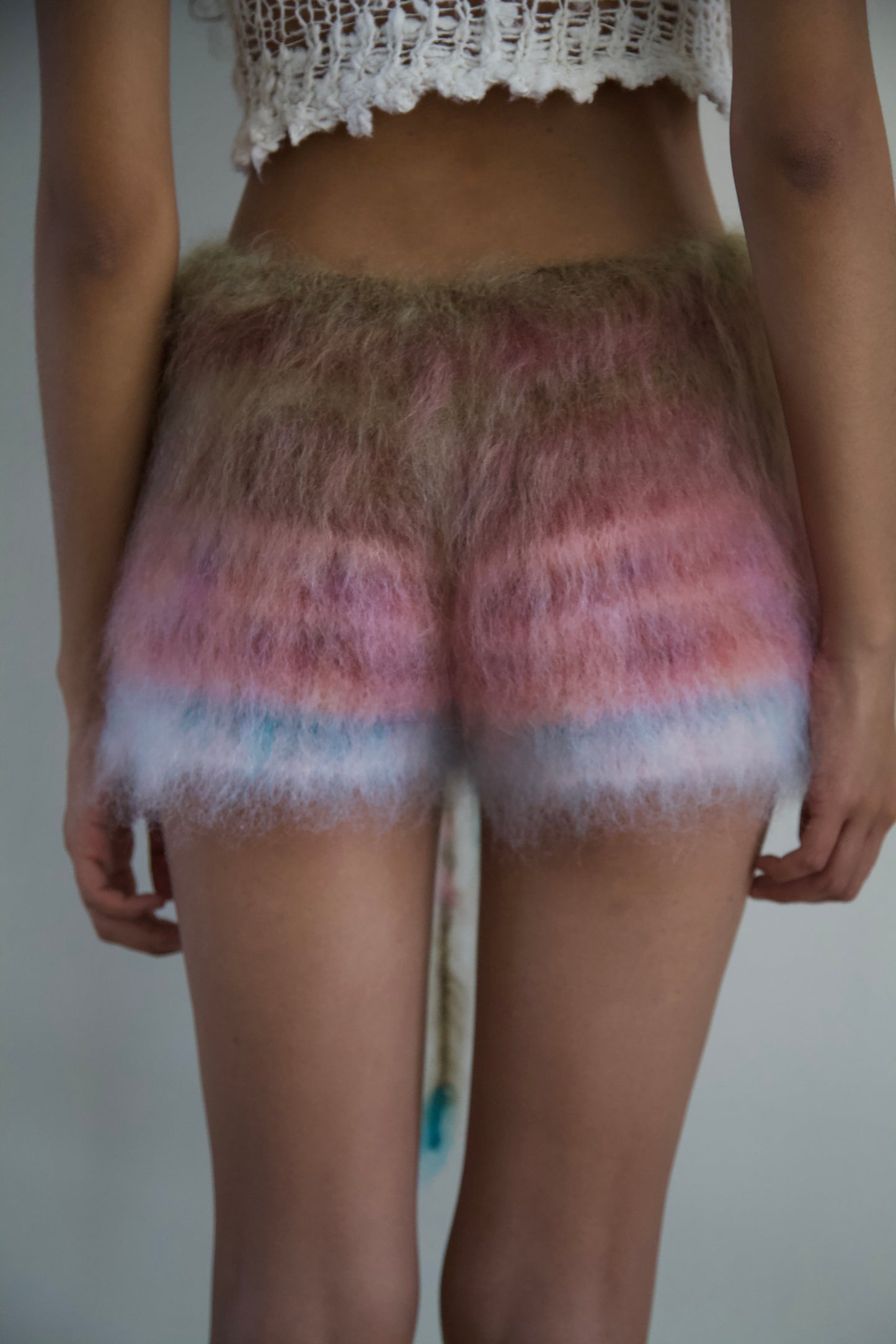 Original Blur Brushed Mohair Short Shorts (one-of-a-kind)