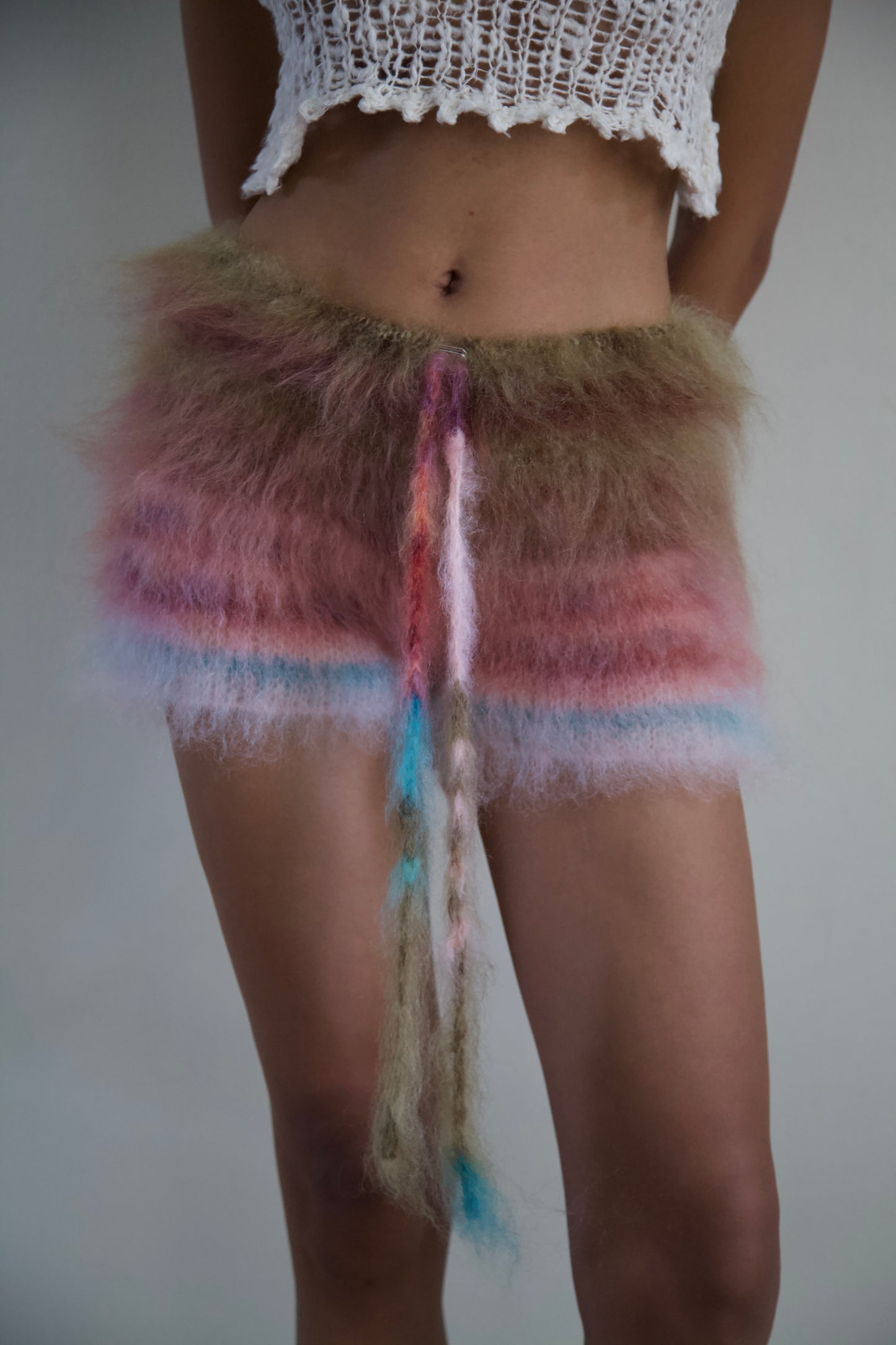 Original Blur Brushed Mohair Short Shorts (one-of-a-kind)