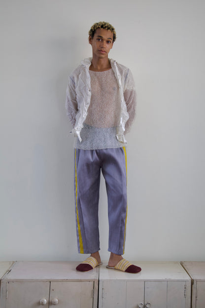 Mai Kaew Crumpled Thai 'Glass' Silk Unisex Snap Shirt (5 colorways)