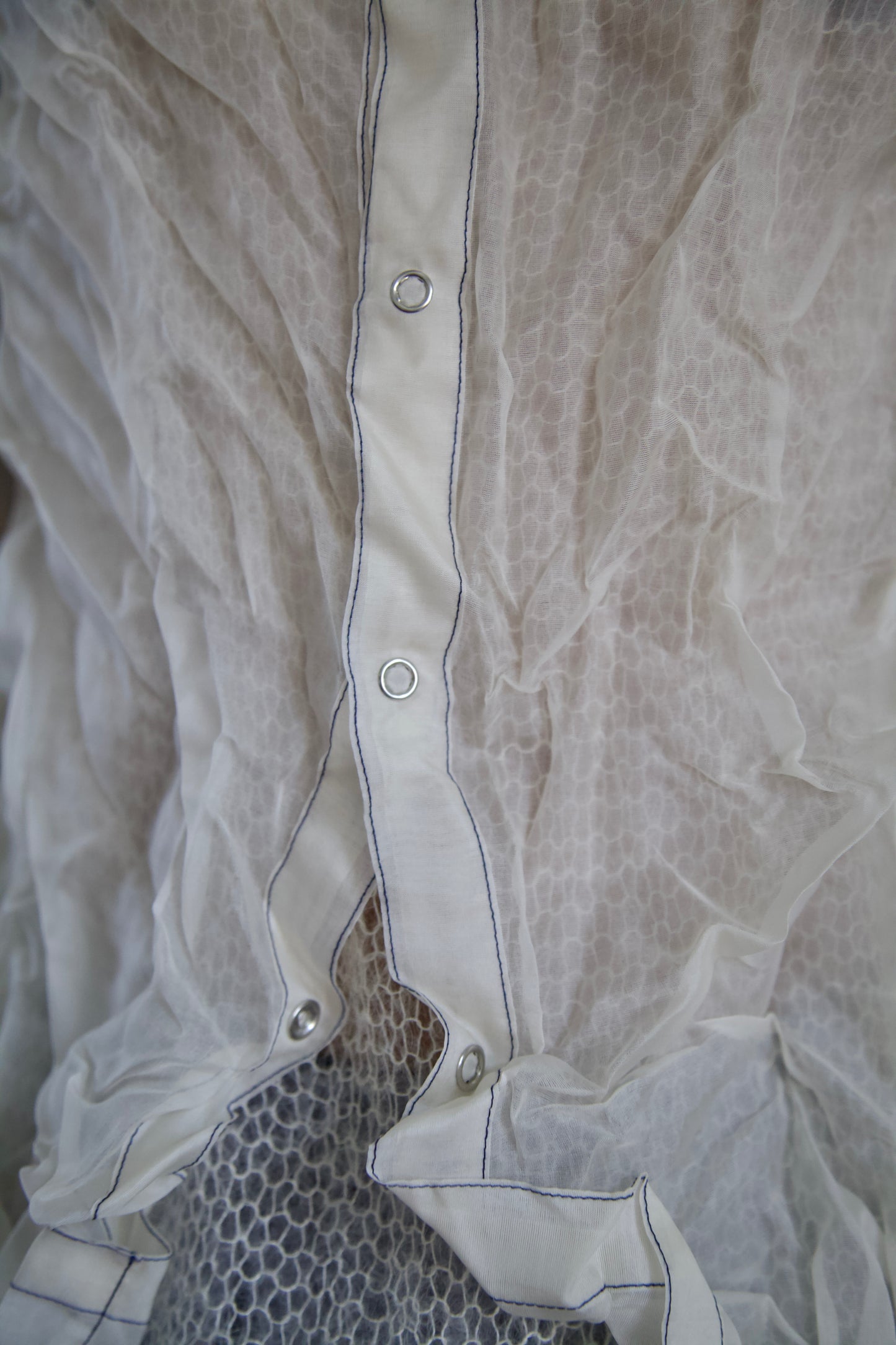 Mai Kaew Crumpled Thai 'Glass' Silk Unisex Snap Shirt (5 colorways)