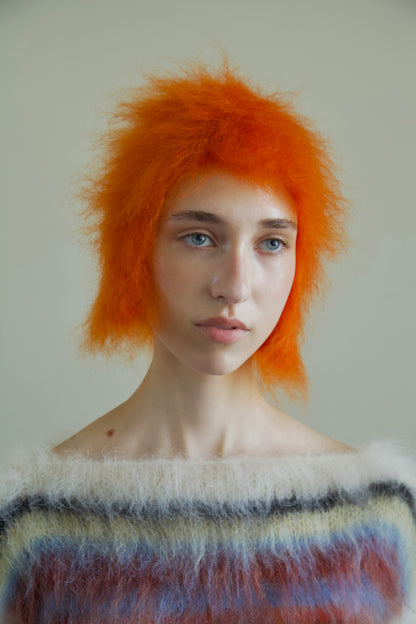 Original Blur Brushed Mohair 'HAIR' Beanie (available via custom order in many colors)