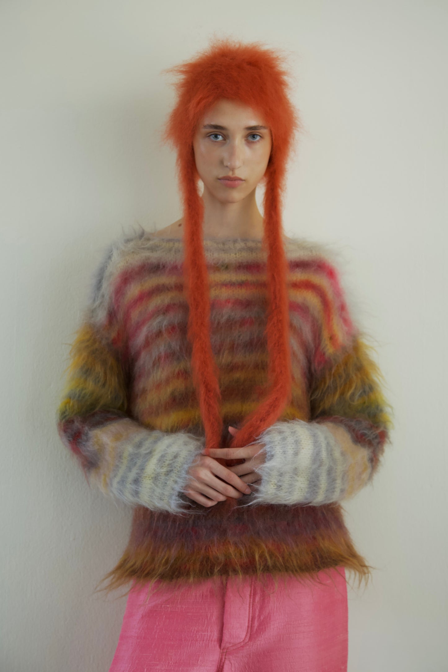 Original Blur Brushed Palette Mohair Unisex Jumper (gardens)