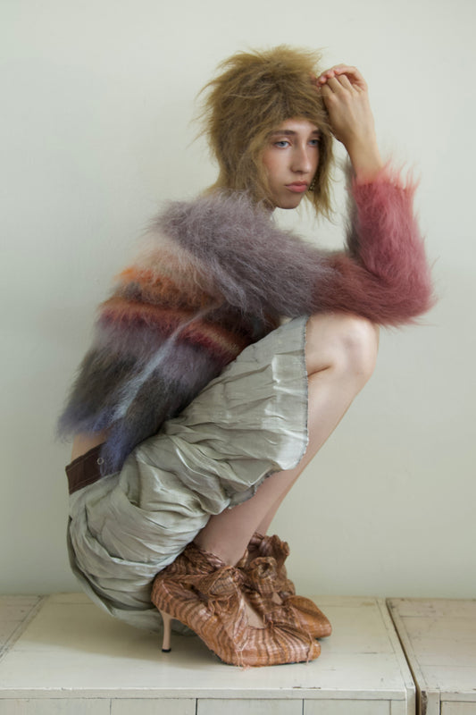 Original Blur Brushed Mohair Unisex Jumper (memory)