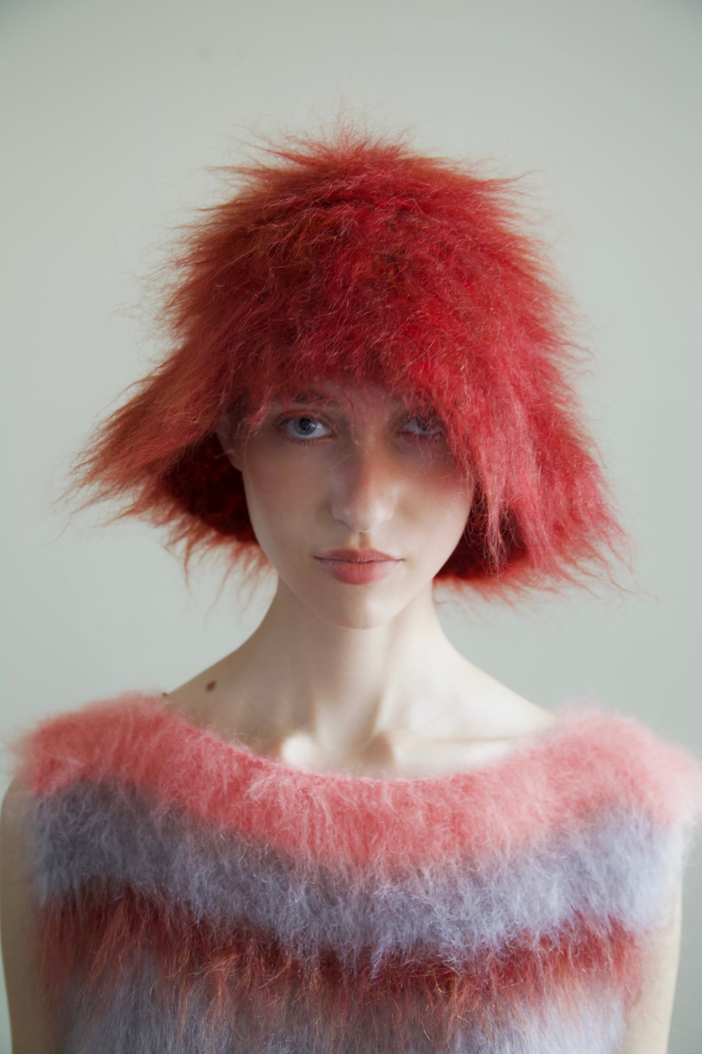 Original Blur Brushed Mohair Bucket Cap (pulse)