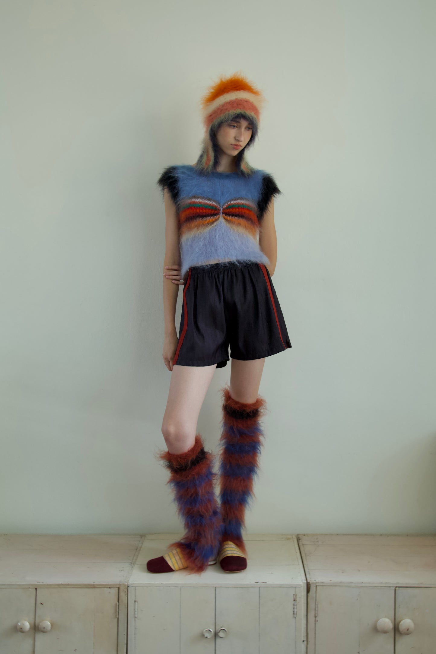 Original Blur Semi-Brushed Mohair Graphic Tee (highway)