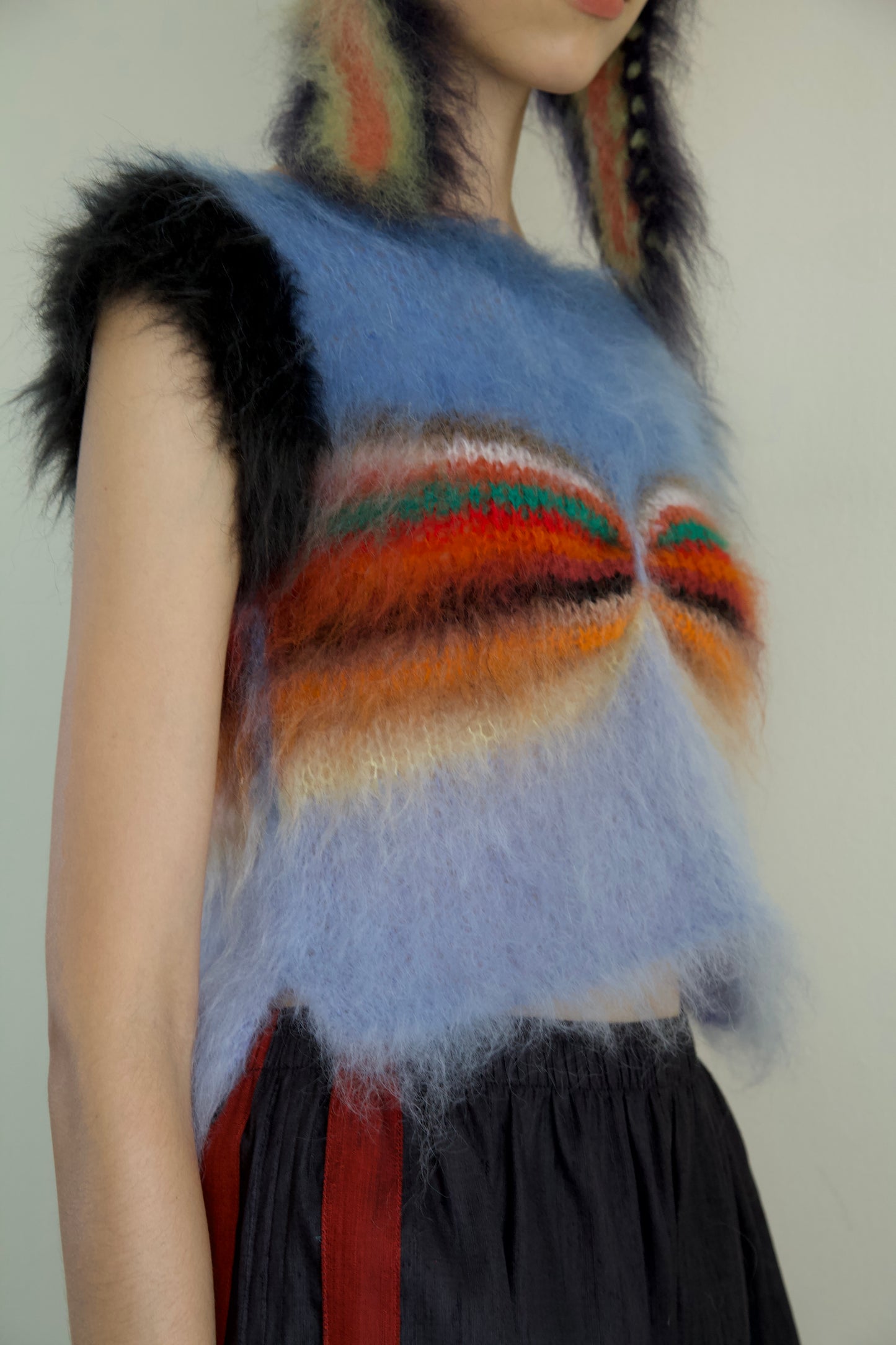 Original Blur Semi-Brushed Mohair Graphic Tee (highway)