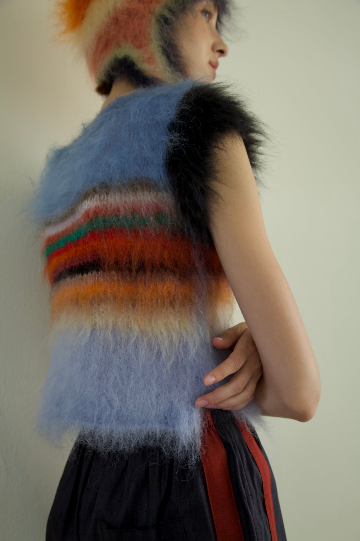 Original Blur Semi-Brushed Mohair Graphic Tee (highway)