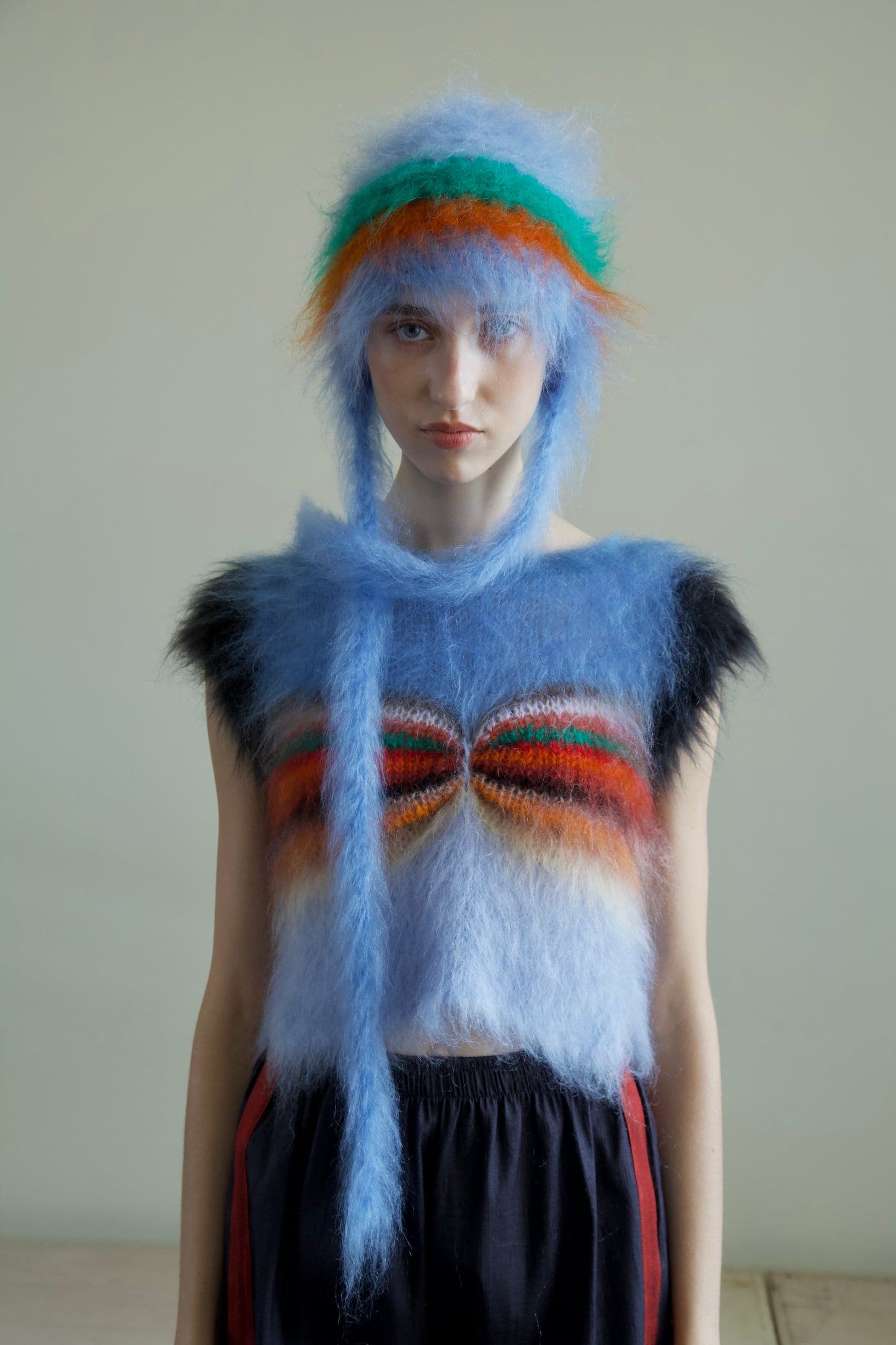 Original Blur Semi-Brushed Mohair Graphic Tee (highway)