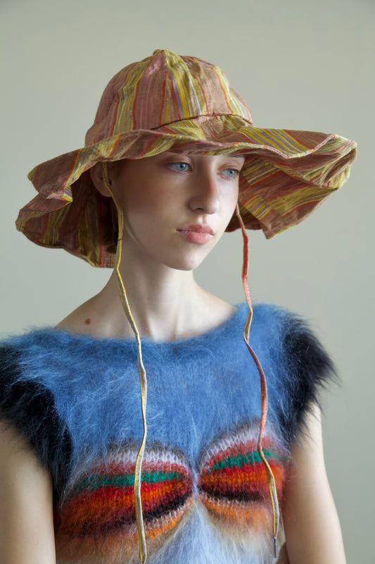 Handwoven Raw Thai Silk Unisex Sun Hat (6 colorways)