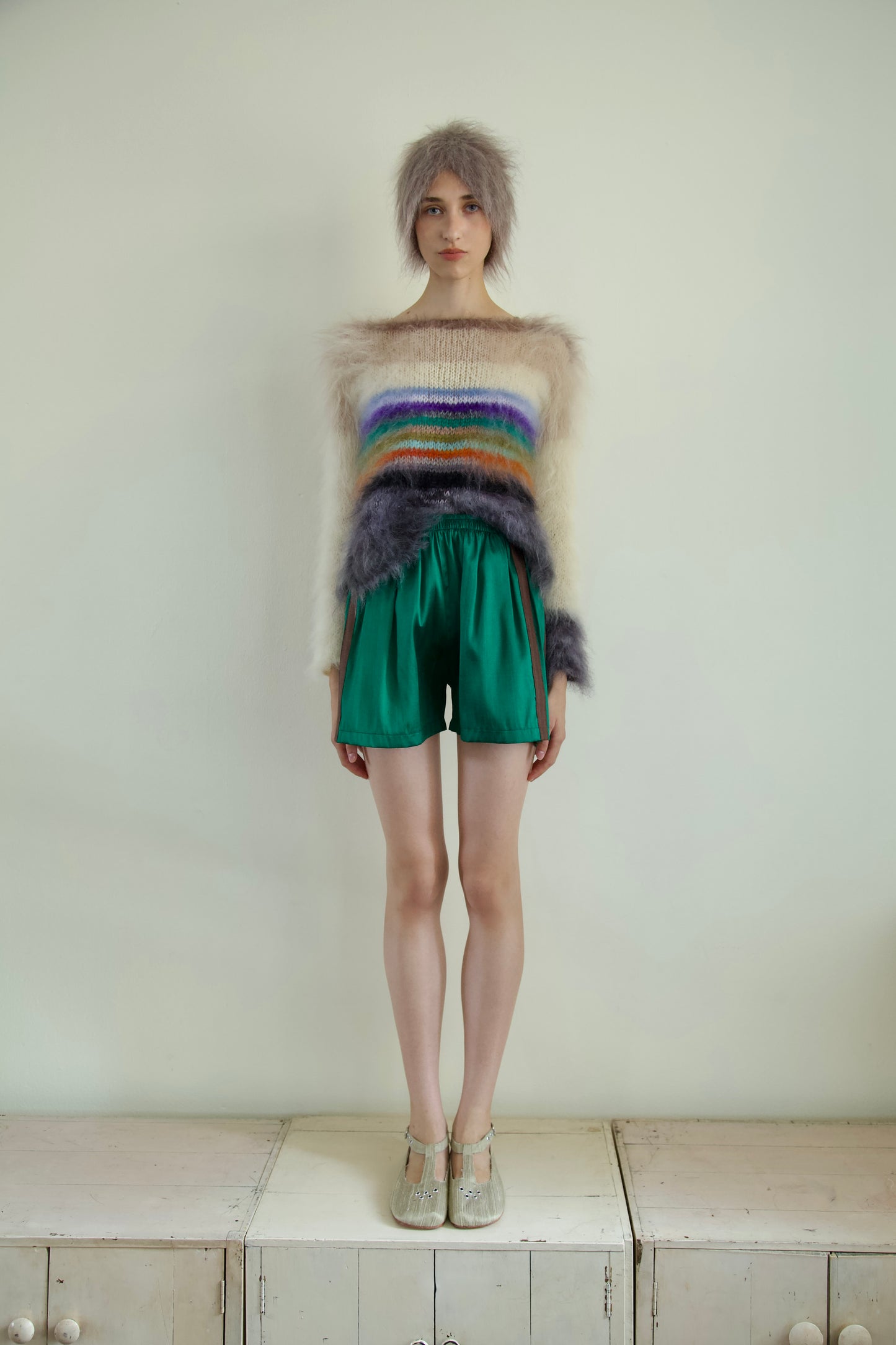 Handwoven Raw Thai Silk Unisex Contrast Shorts (new colorways + sizes!)