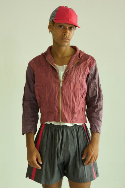 Handwoven Raw Thai Silk Unisex Contrast Shorts (new colorways)