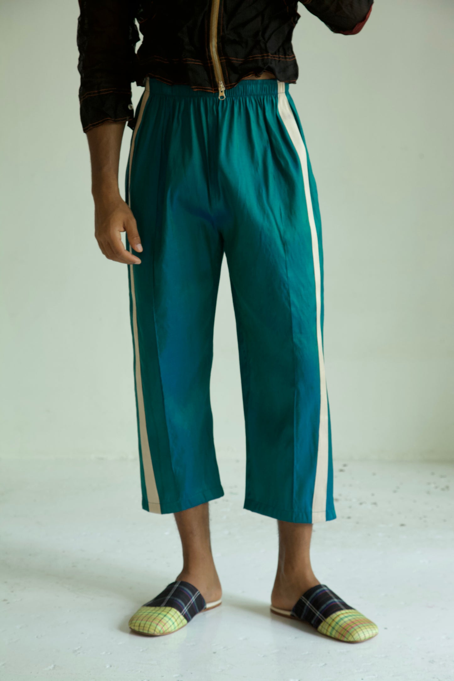 Handwoven Raw Thai Silk Unisex Uniform Pants (new colorways)